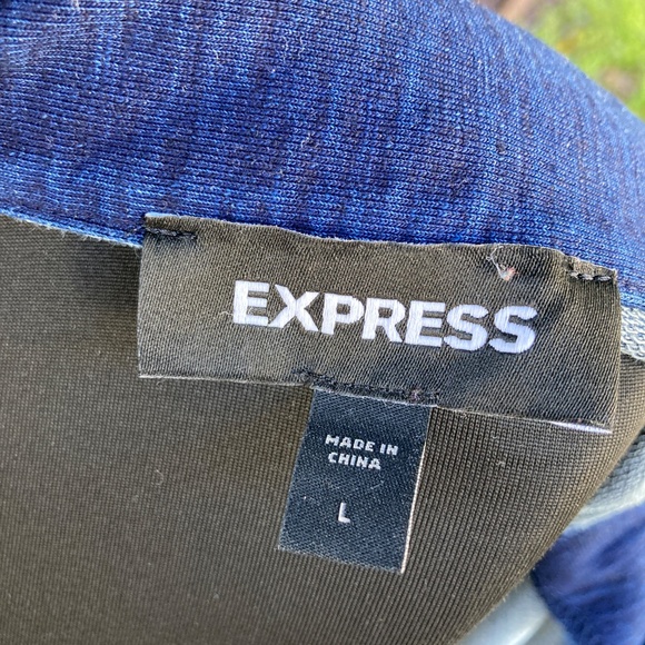 Navy Blue Shacket by Express - Picture 7 of 8